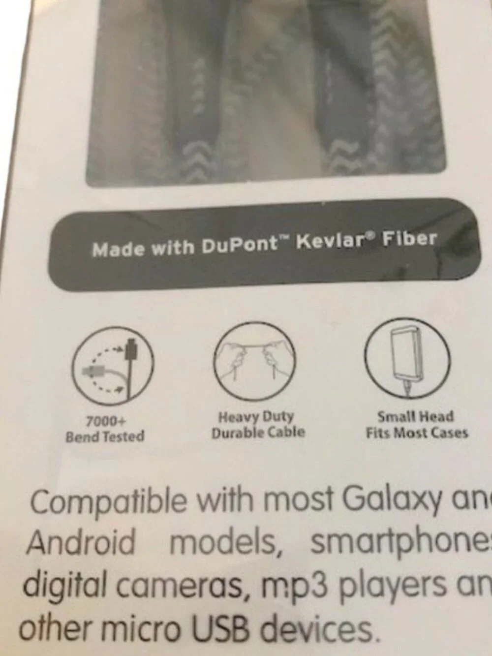 6 Ft. Braided Micro-USB to USB Cable This 6 ft.